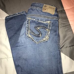 Silvers joga jeans suki mid skinny